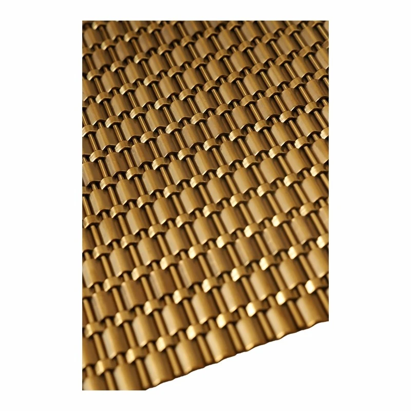 Architectural Golden Color Decorative Wire Mesh best